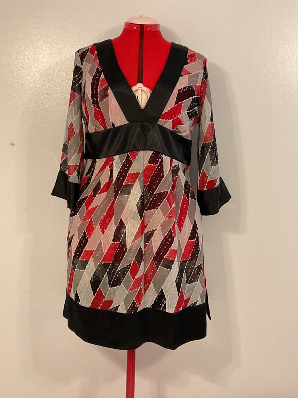 JC Penny Mixit Large Sheer Printed Top - NEW with tags